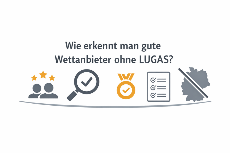 Wie erkennt man gute Wettanbieter ohne LUGAS?